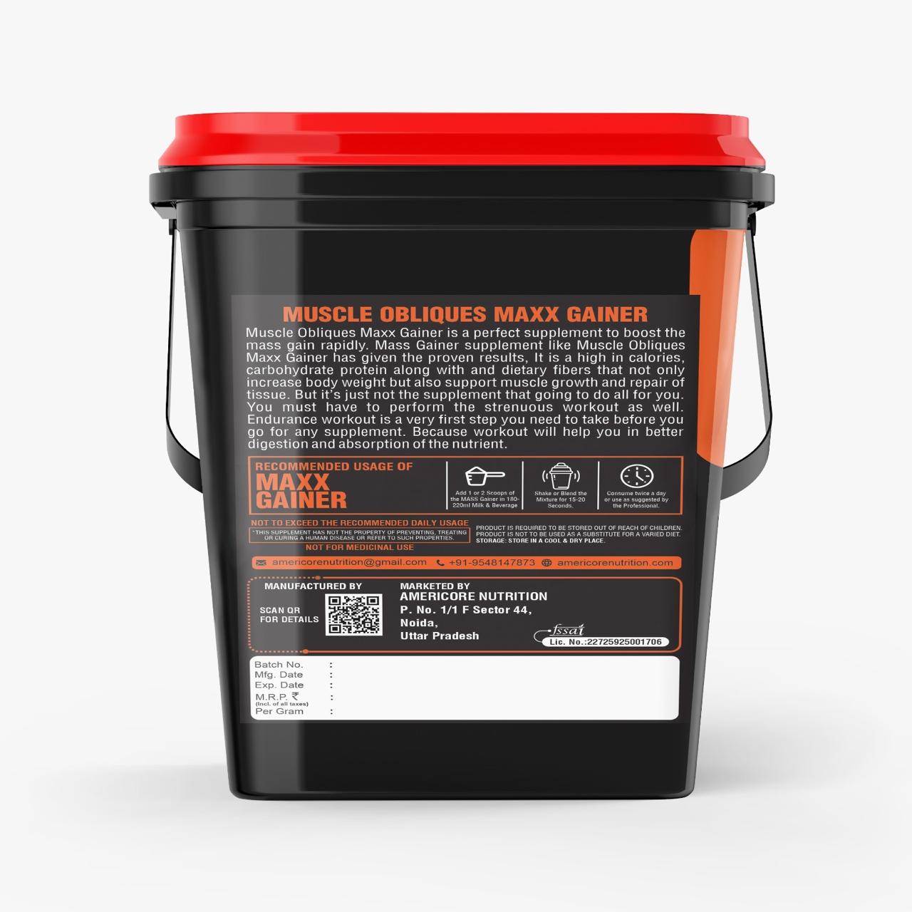 Maxx gainer bucket 4.5kg