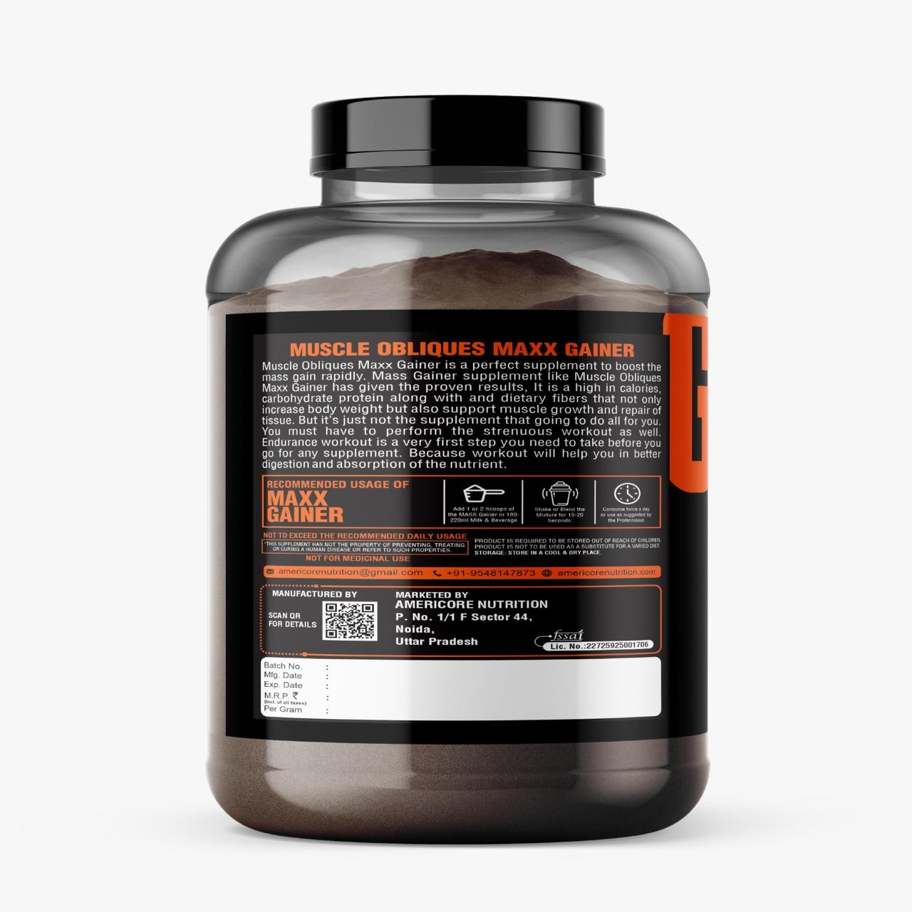 Gainer box maxx gainer 2.75kg